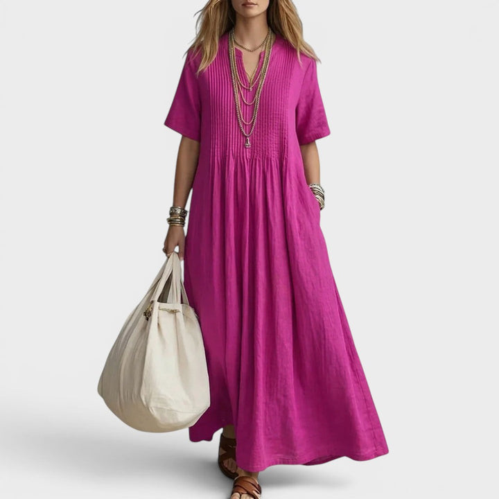 Salomé | Lightweight pleated dress