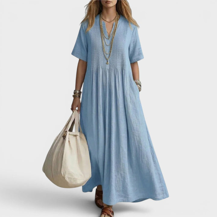 Salomé | Lightweight pleated dress