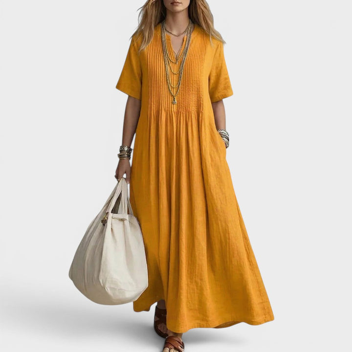 Salomé | Lightweight pleated dress