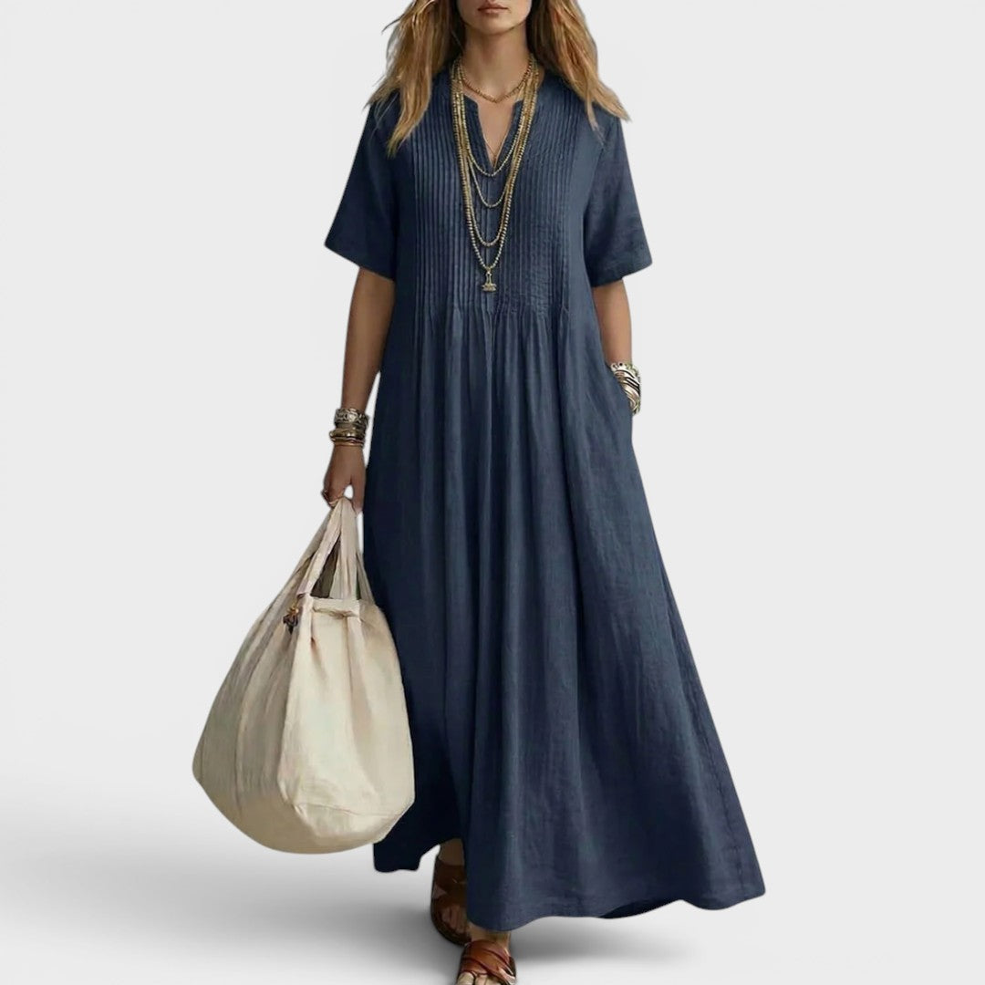 Salomé | Lightweight pleated dress