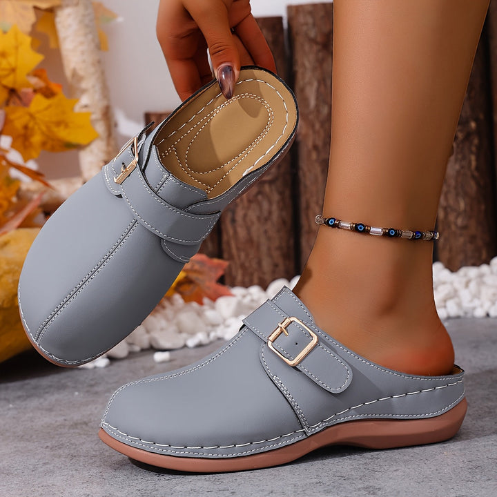 Velina | Everyday Comfort Buckle Clogs