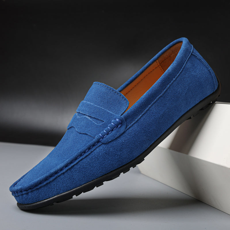 Mode Lumiére™ | Men's Retro Suede Loafers