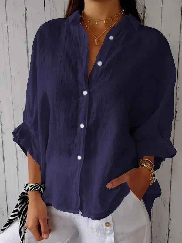 Cheryl | Elegant Linen Blouse for Women