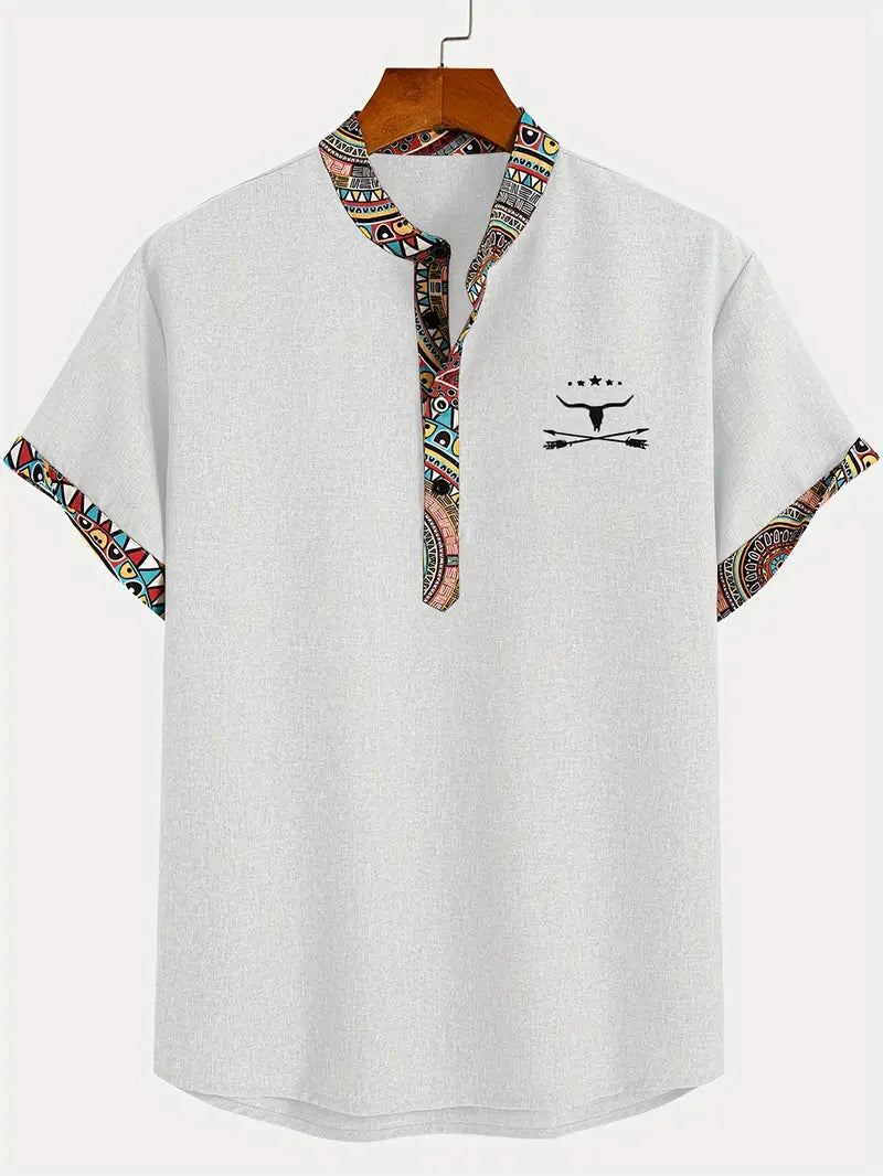Elegant short-sleeved shirt