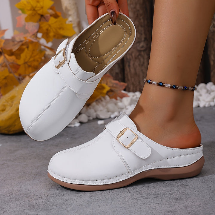 Velina | Everyday Comfort Buckle Clogs