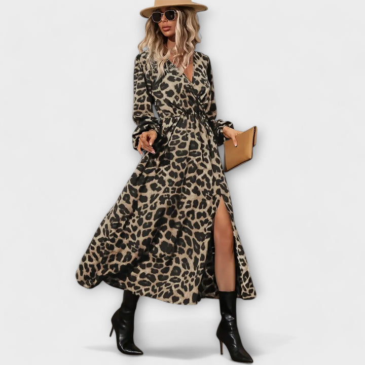 Natalie - Stylish dresses with leopard print