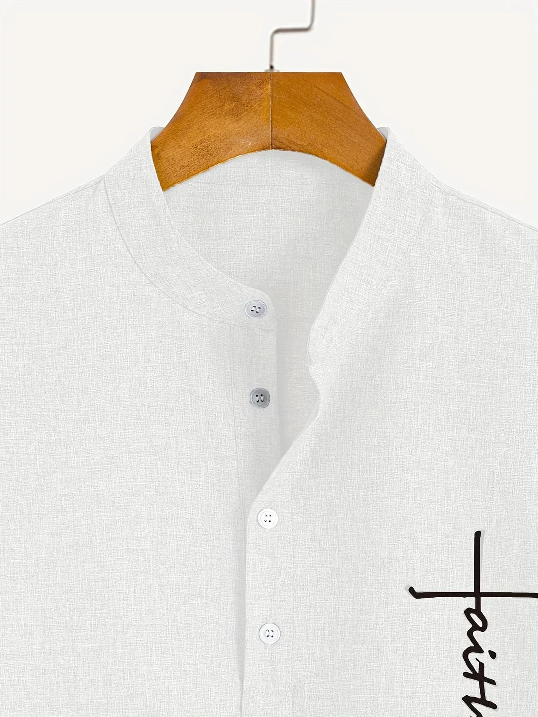 Light Mode | Stylish short-sleeve stand-collar shirt