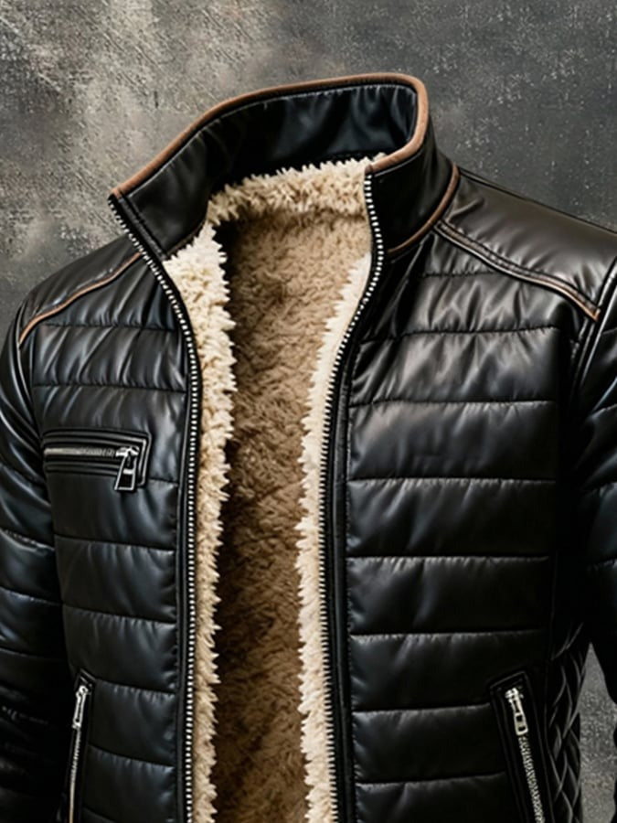 Premium lined jacket for modern winter comfort