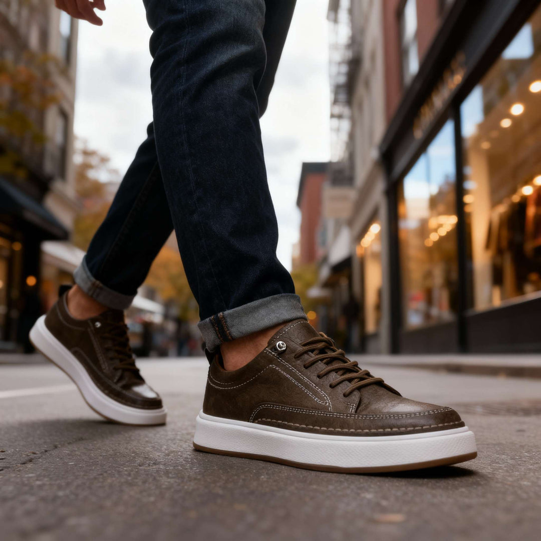 Valtier Prime | Leather Sneakers