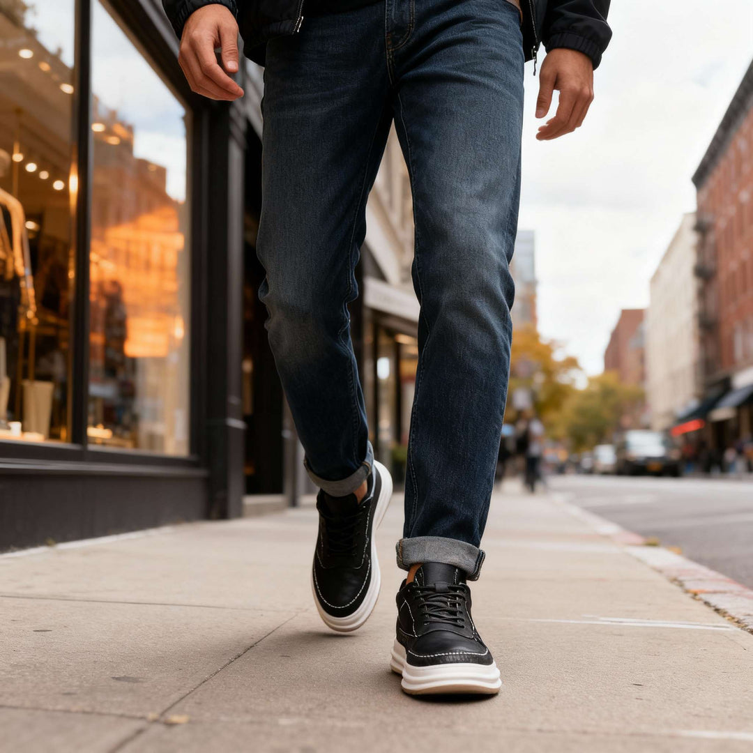 Alric Step | Leather Trainers