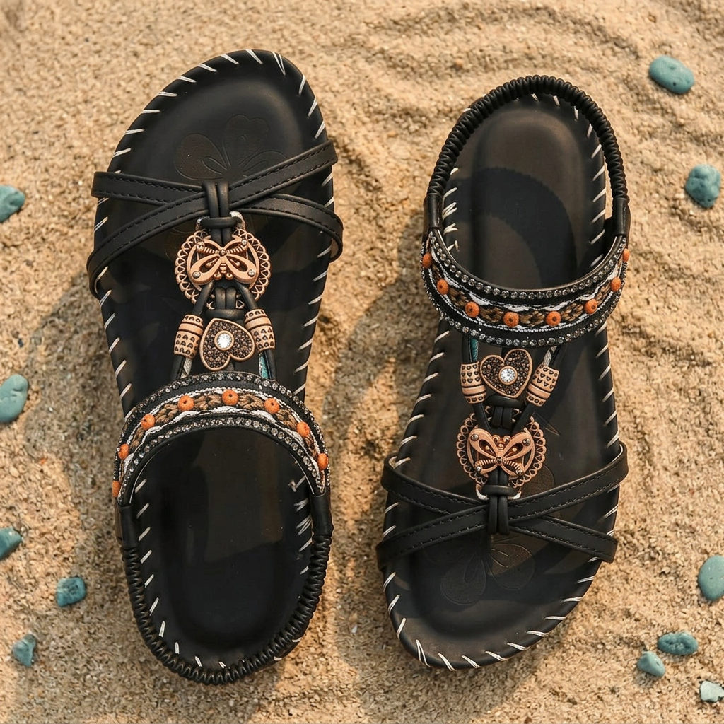 Mode Lumiére™ | Margot Comfortable Bohemian Sandals