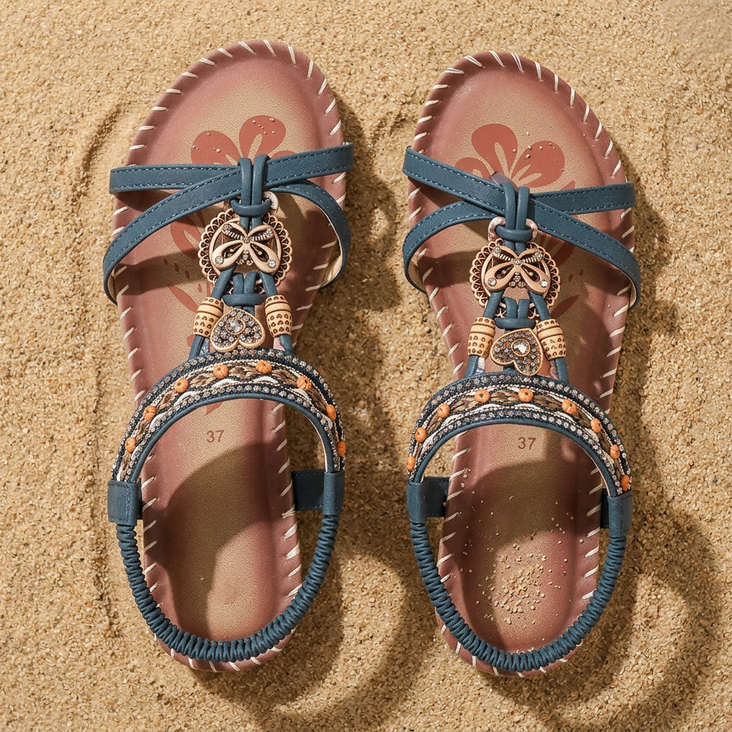 Mode Lumiére™ | Margot Comfortable Bohemian Sandals