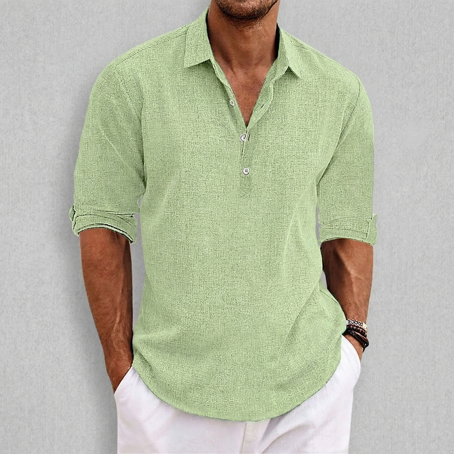 Caleb | Refined Button-Front Classic Shirt
