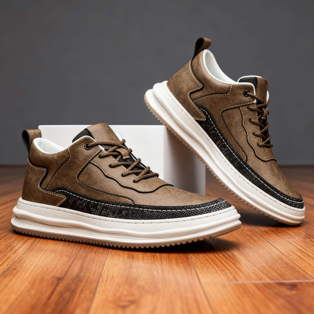 Alric Step | Leather Trainers