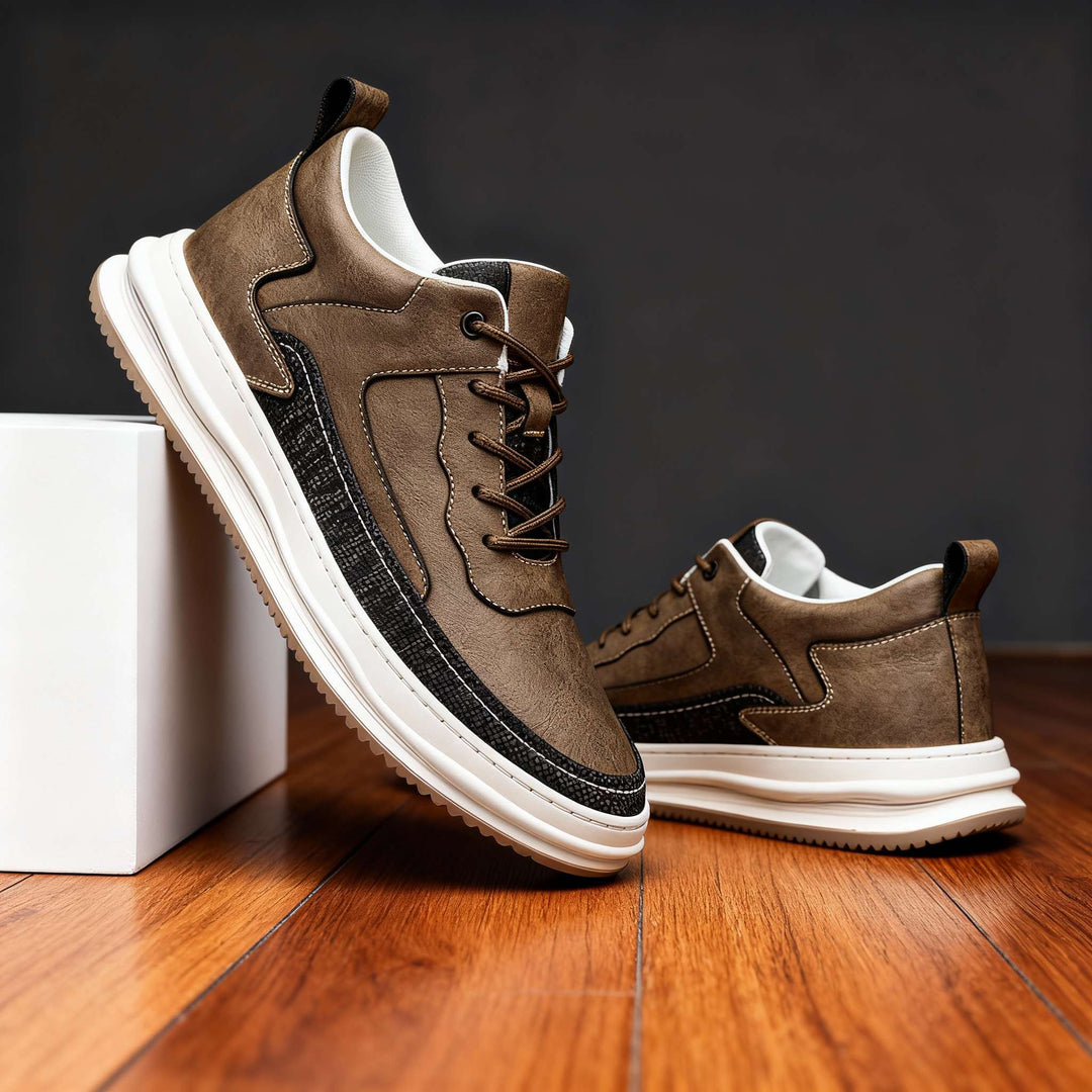 Alric Step | Leather Trainers