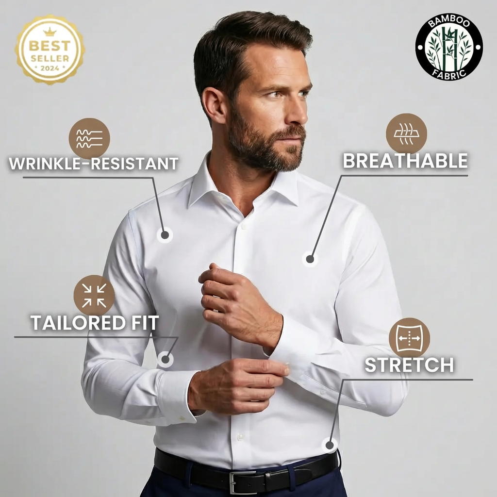 Wrinkle-Free Slim Fit Shirt