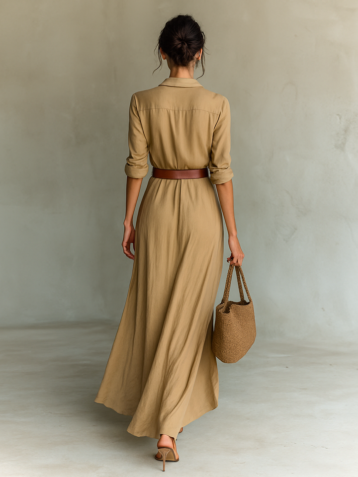 Velinor - long elegant with belt