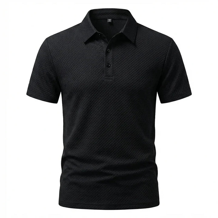 Éliot™ | Men's Textured Polo — Lightweight, Breathable, Impeccable