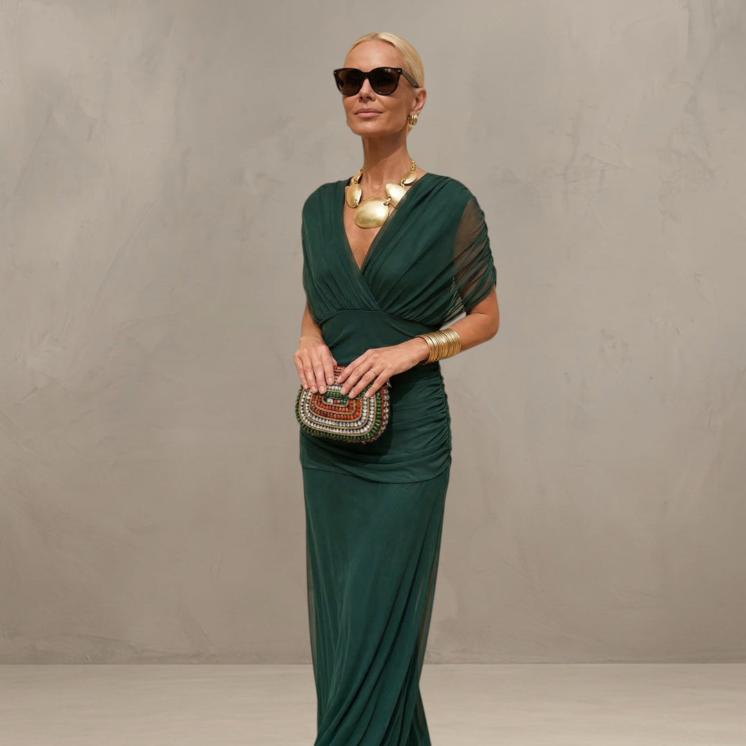 Mode Lumiére™ FLORENDRA | FLORAL MAXI DRESS