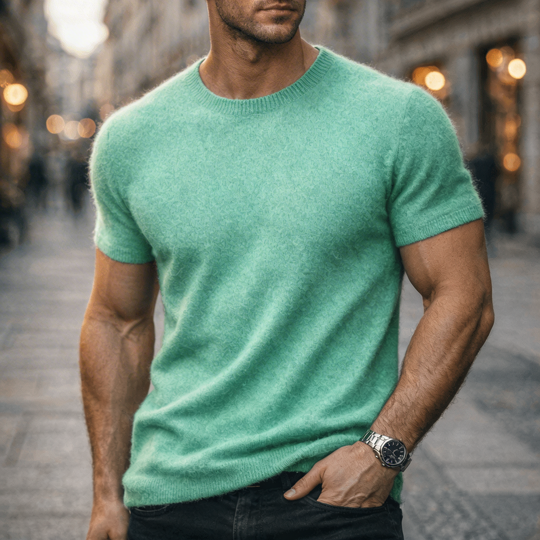 LAURENT MONACO | MEN'S REFINED KNIT T-SHIRT