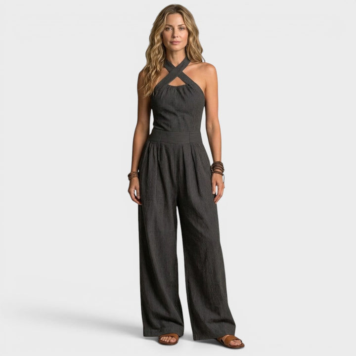 Flavie | Elegant wrap jumpsuit