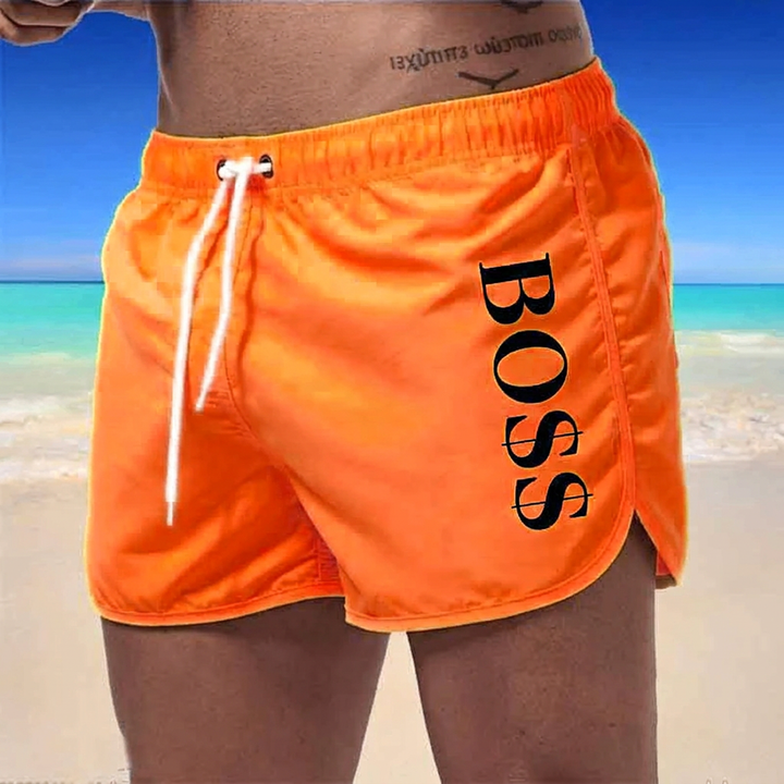 Mode Lumiére™ | Stylish Boss Swim Shorts