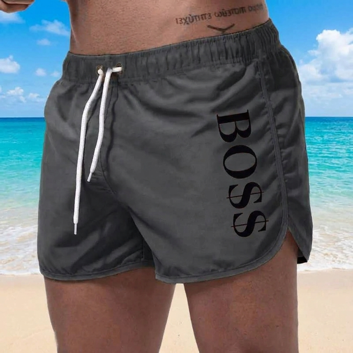 Mode Lumiére™ | Stylish Boss Swim Shorts
