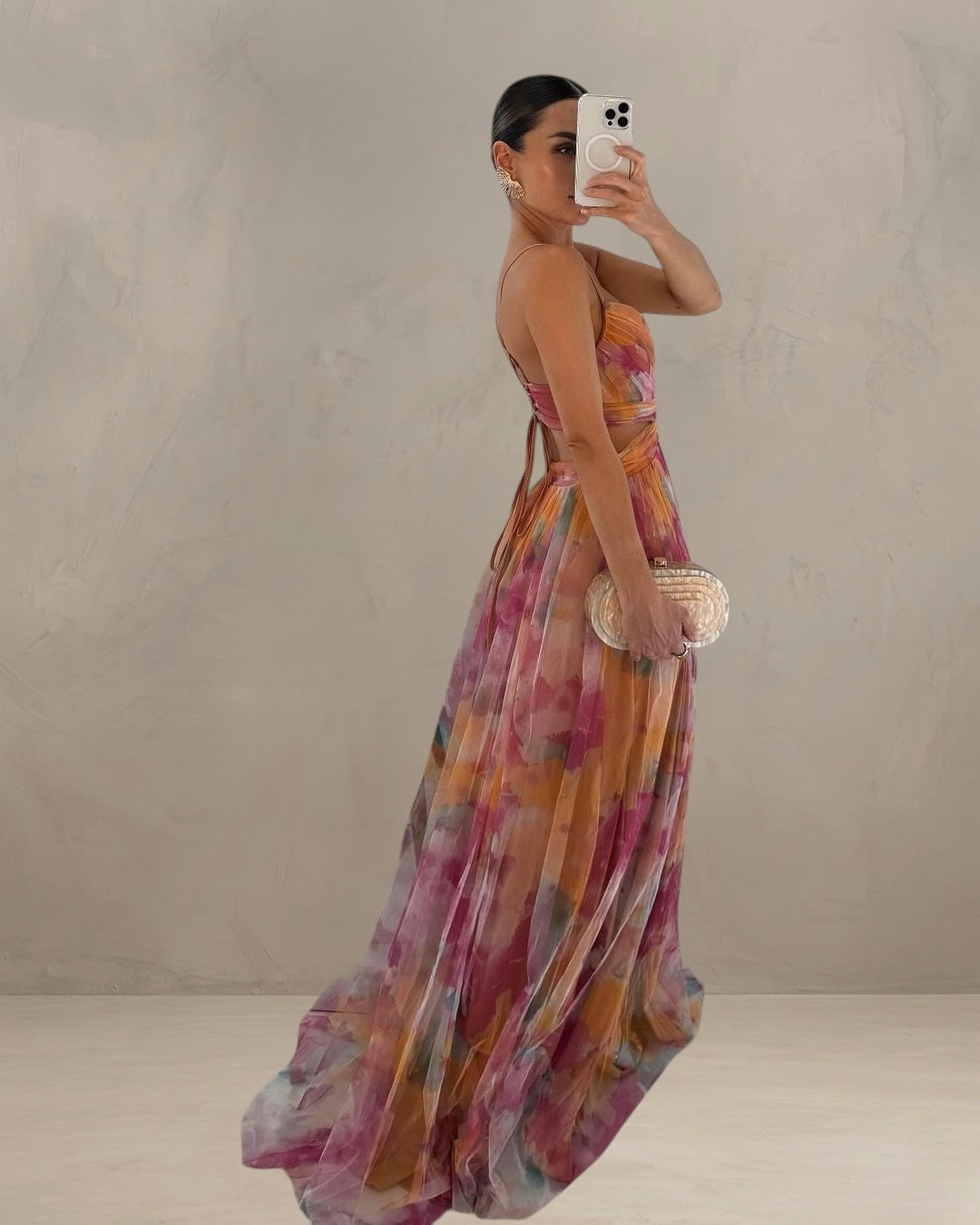 GRACE | ROMANTIC DRESS WITH TRANSLUCENT LAYERS