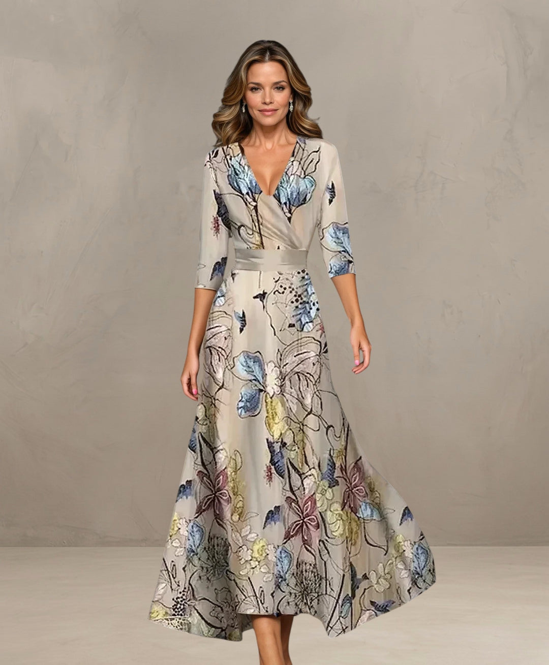 Light Mode | CHIC DRESS WITH FLORAL PRINT