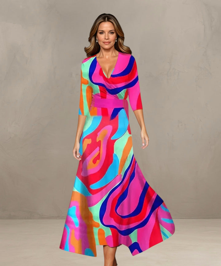 Light Mode | CHIC DRESS WITH FLORAL PRINT