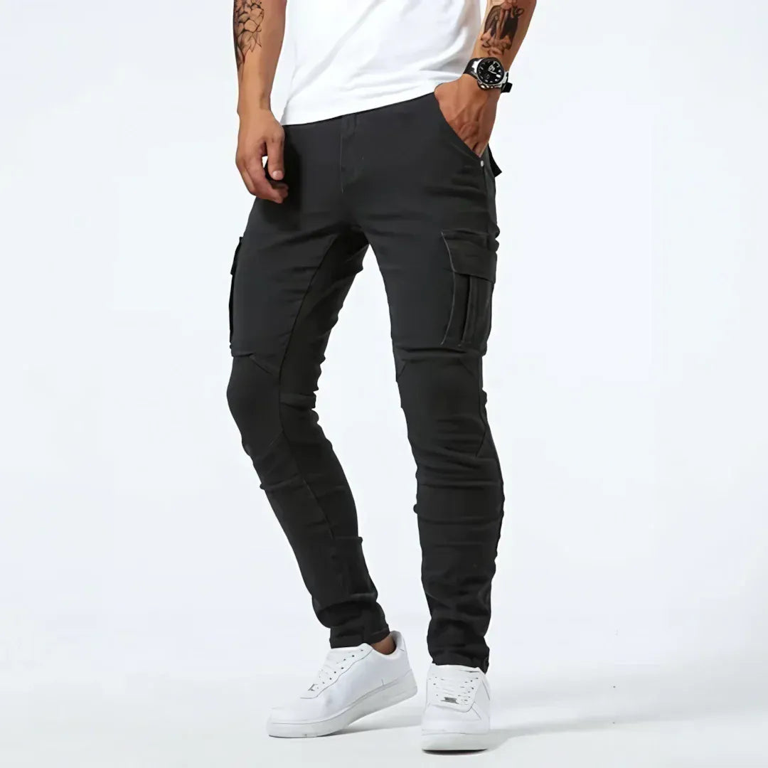 Mode Lumiére™ | Modern Men's Cargo Jeans