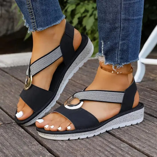 Mode Lumiére™ | Stylish Adjustable Support Sandals