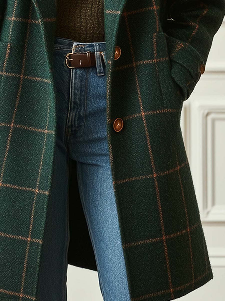 Arvae – Elegant checked coat