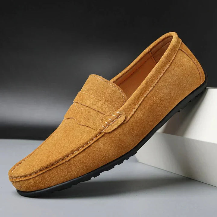 Mode Lumiére™ | Men's Retro Suede Loafers