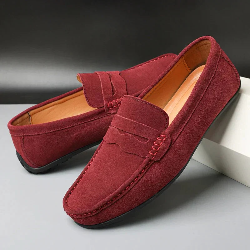 Mode Lumiére™ | Men's Retro Suede Loafers