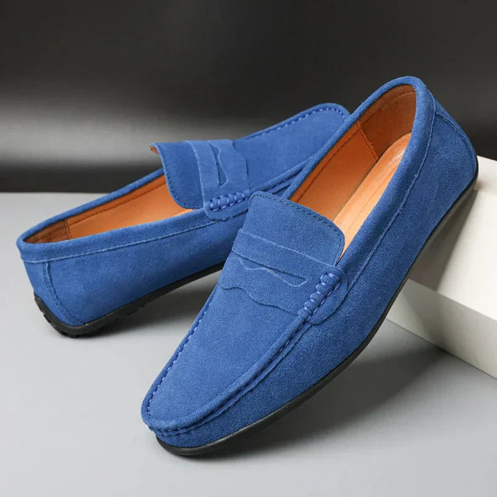 Mode Lumiére™ | Men's Retro Suede Loafers