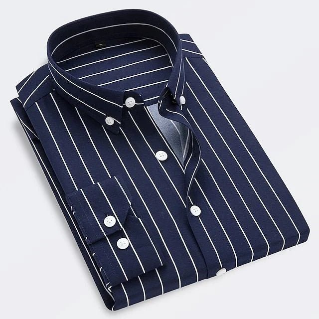 Mode Lumiére™ | Breathable Striped Summer Shirt