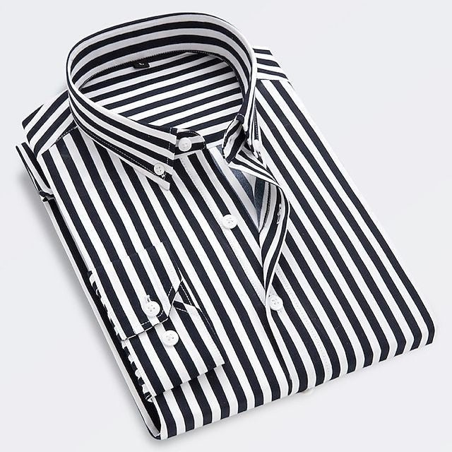 Mode Lumiére™ | Breathable Striped Summer Shirt