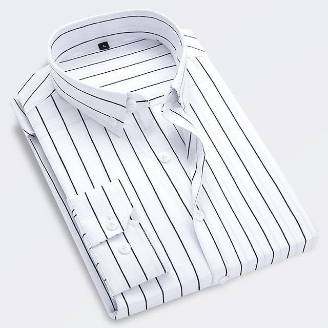 Mode Lumiére™ | Breathable Striped Summer Shirt