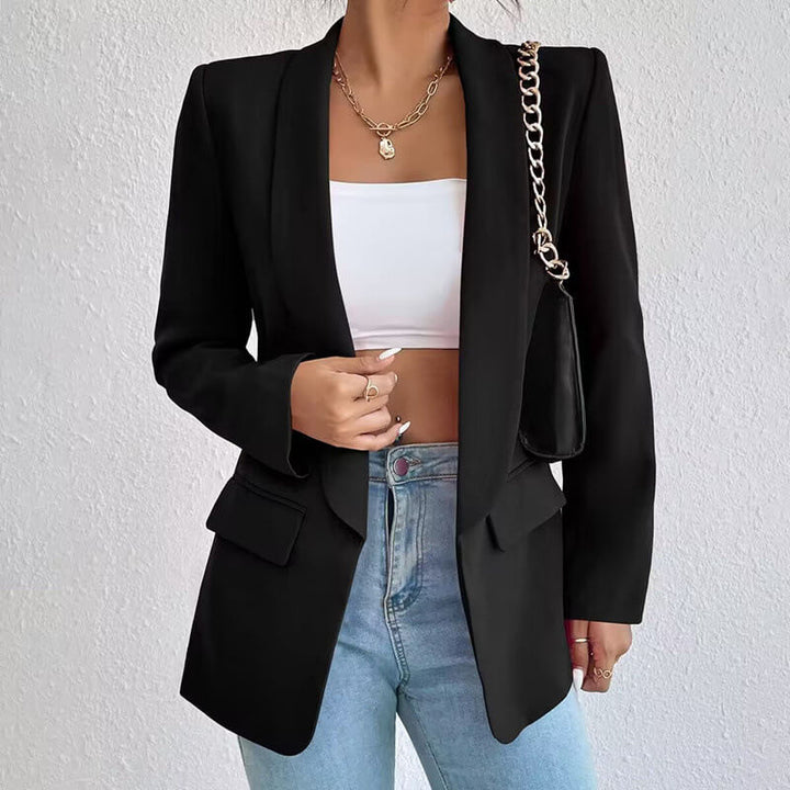 Women's Long Sleeve Open Front Blazer | Elegant