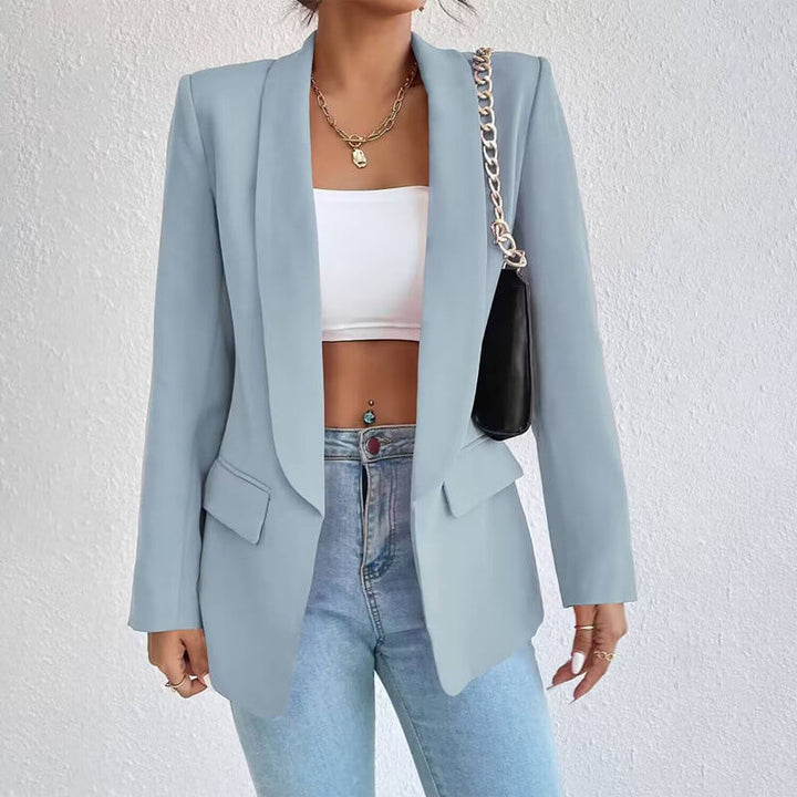 Women's Long Sleeve Open Front Blazer | Elegant