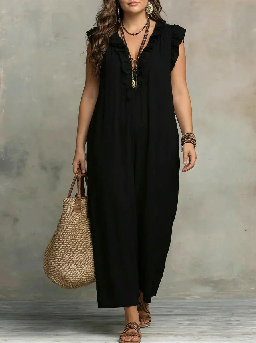 Sienna | Bohemian Ruffled Maxi Dress