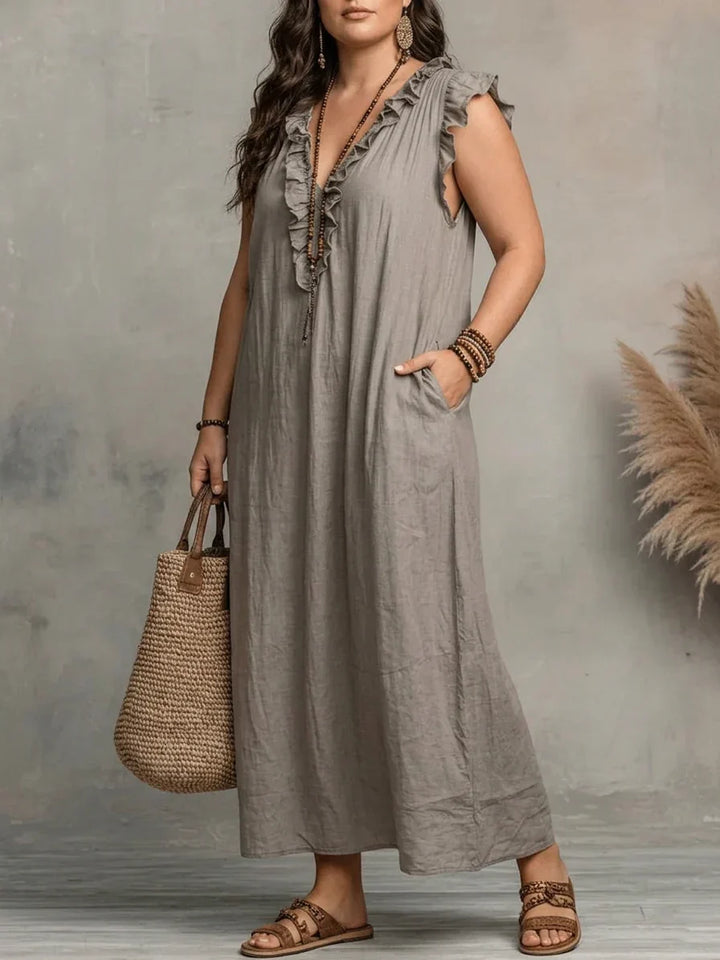 Sienna | Bohemian Ruffled Maxi Dress