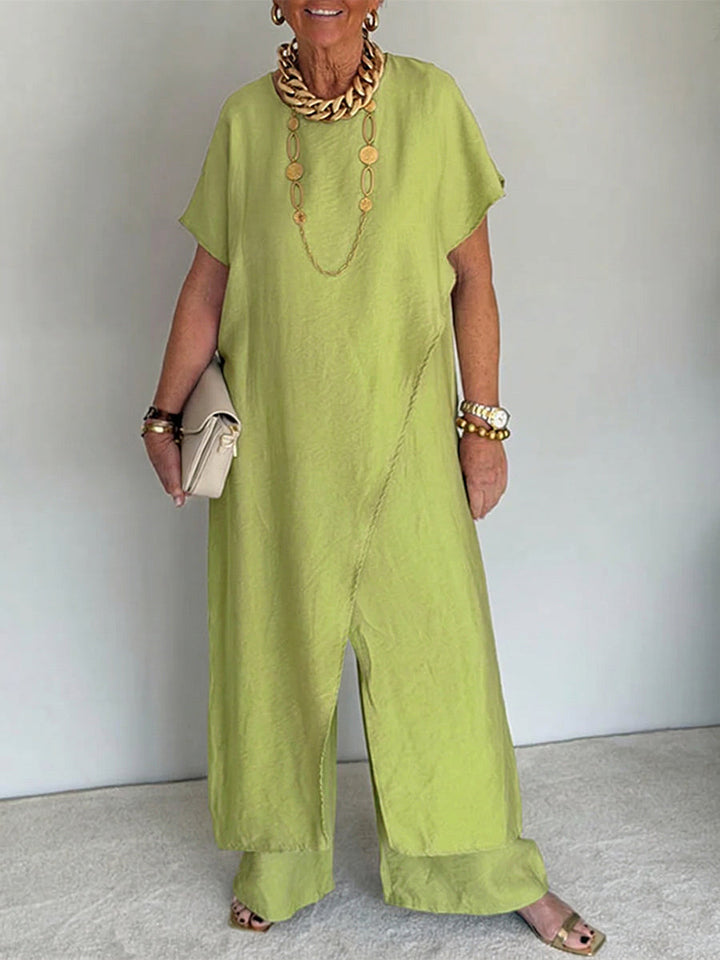 Solène | Loose Asymmetrical Set Comfortable Elegant
