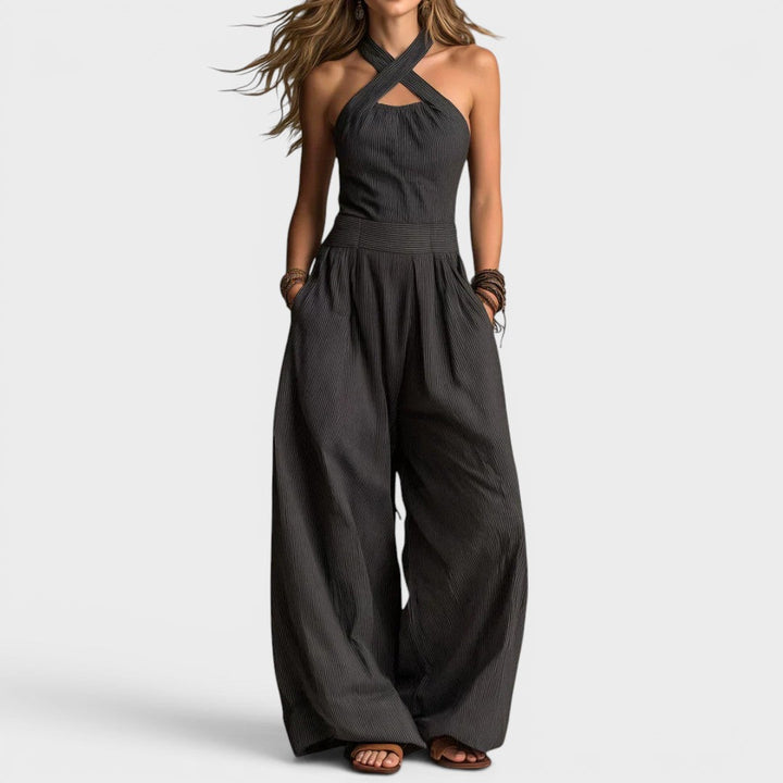 Flavie | Elegant wrap jumpsuit