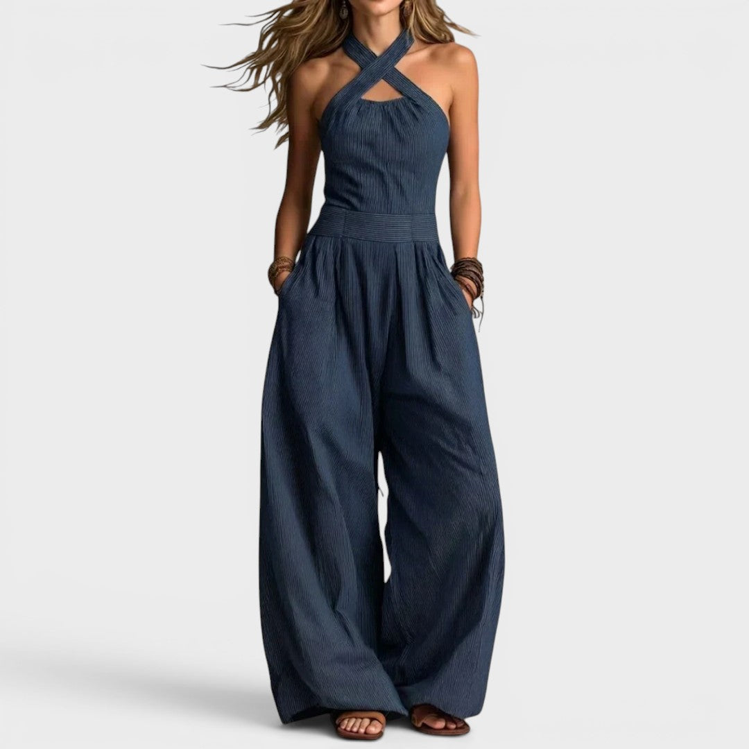 Flavie | Elegant wrap jumpsuit