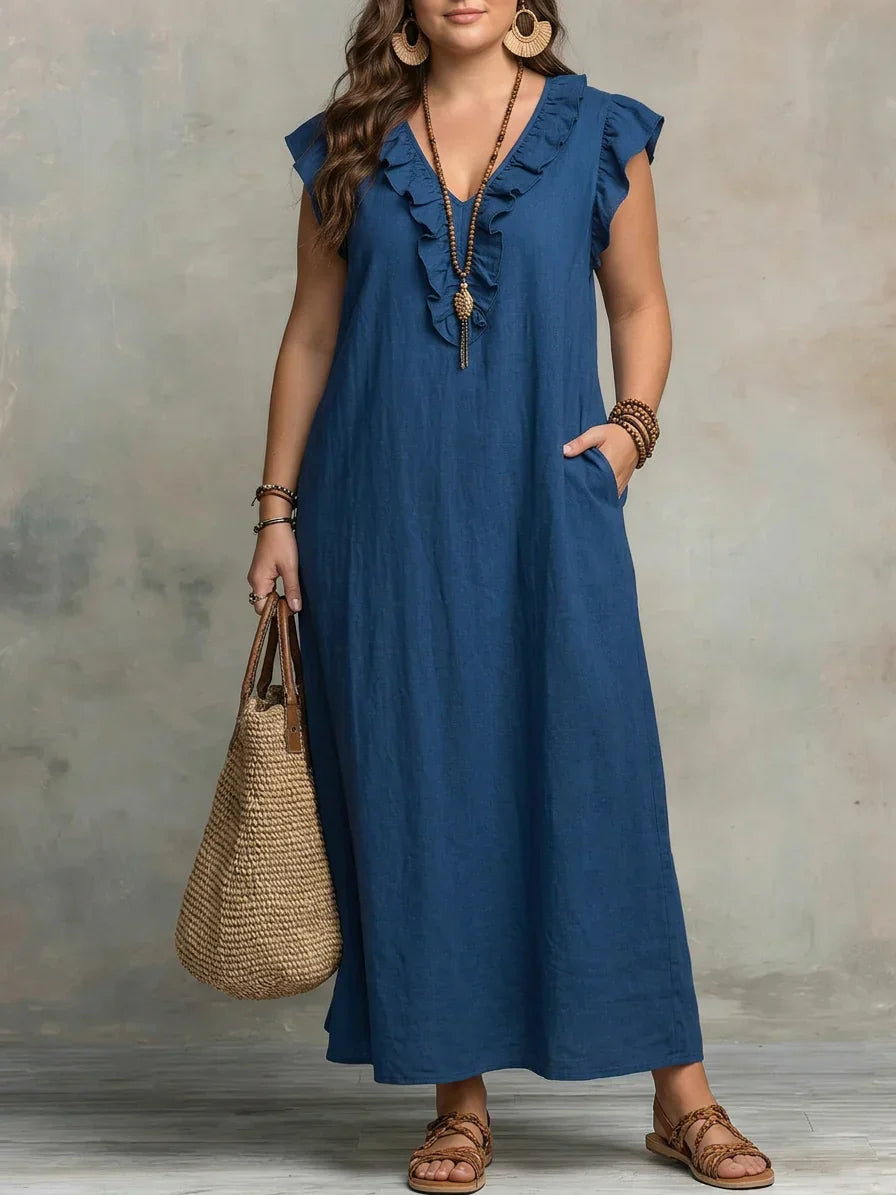 Sienna | Bohemian Ruffled Maxi Dress