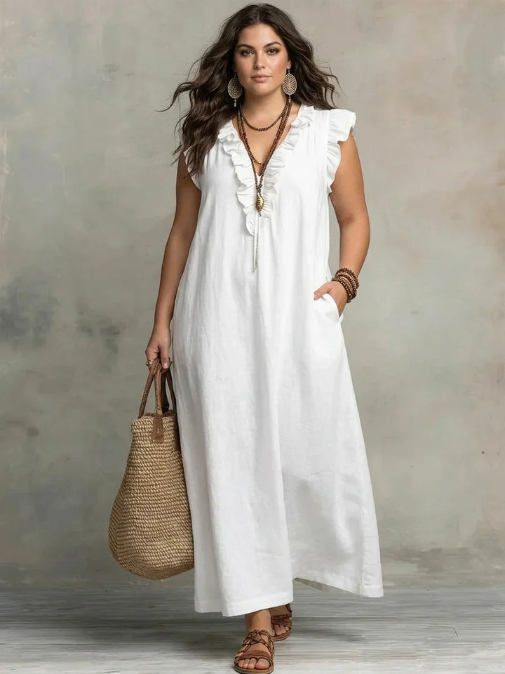 Sienna | Bohemian Ruffled Maxi Dress