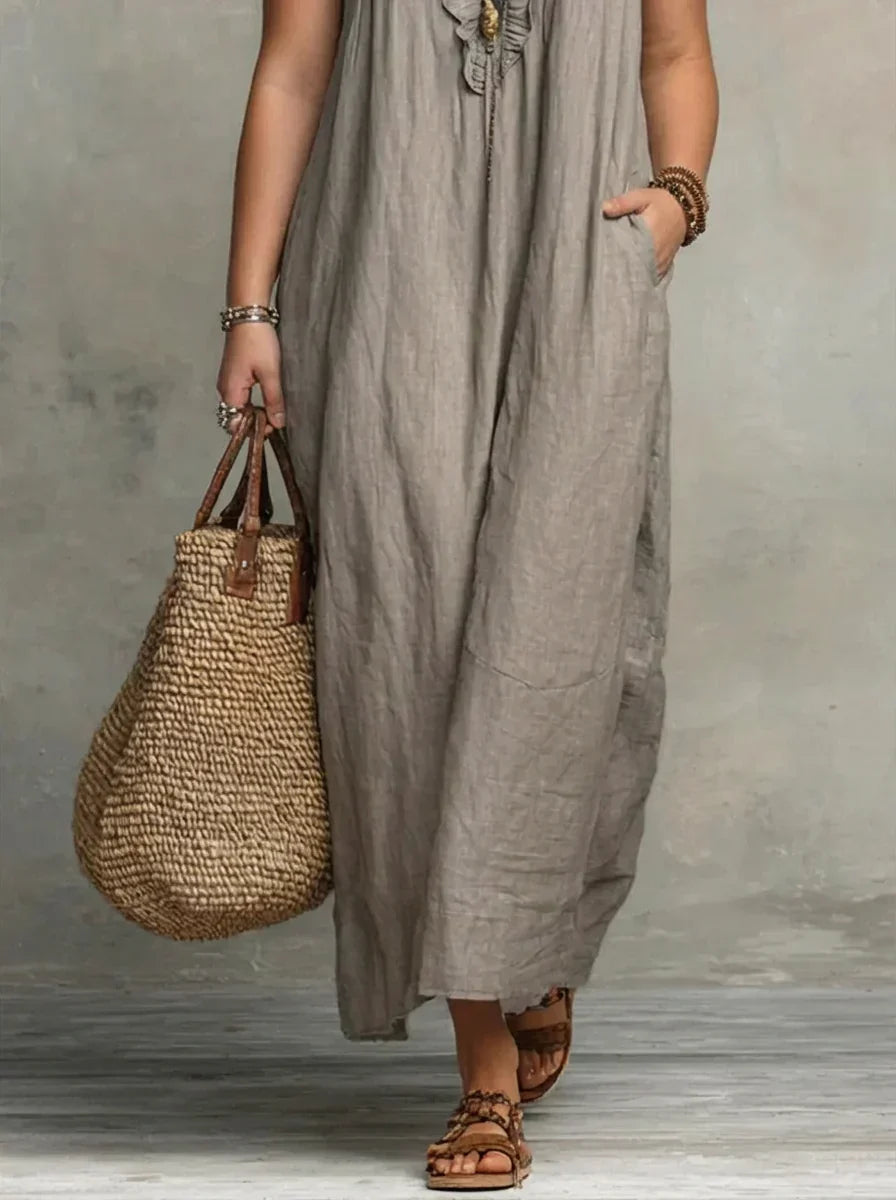 Sienna | Bohemian Ruffled Maxi Dress