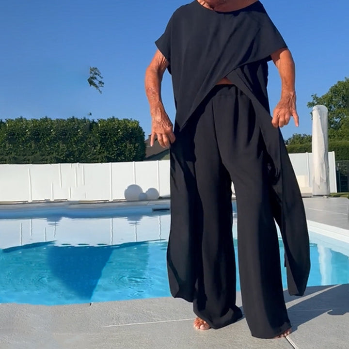 Gabbie™ Elegant Off-the-Shoulder Two-Piece Set